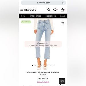 Agolde Pinch Waist Jeans